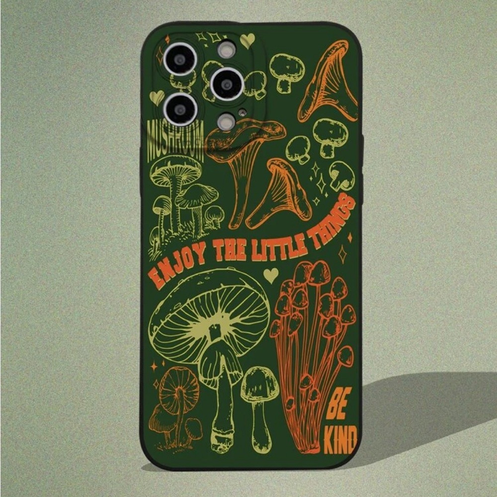 Fairycore Mushroom Print Phone Case for iPhone 12